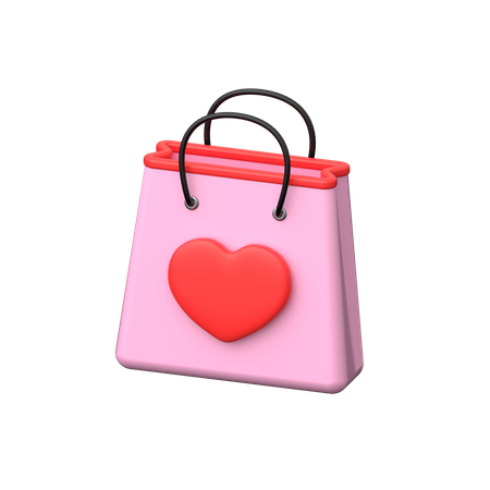 Valentine Shopping  3D Icon