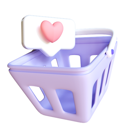 Valentine shopping  3D Icon