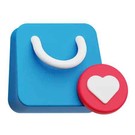 Valentine Shopping  3D Icon