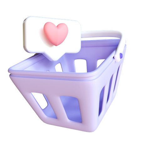 Valentine shopping  3D Icon