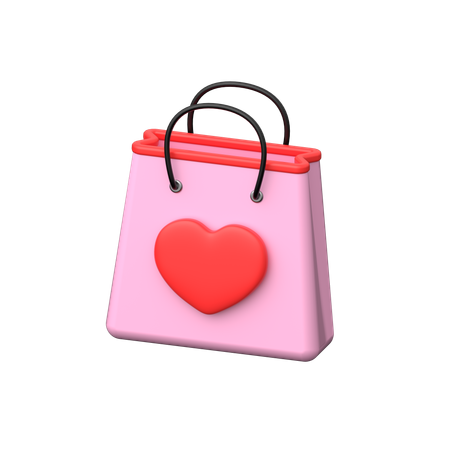 Valentine Shopping  3D Icon