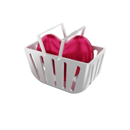 Valentine shopping  3D Illustration