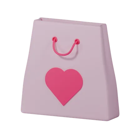 Valentine Shopping bag  3D Icon