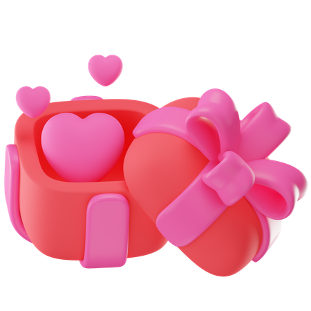 Valentine Suprise  3D Icon