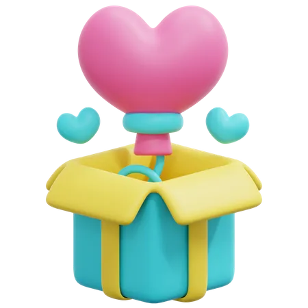 Valentine Surprise  3D Icon