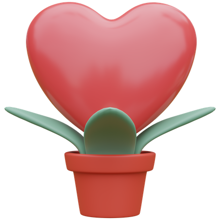 Valentine Tree  3D Icon