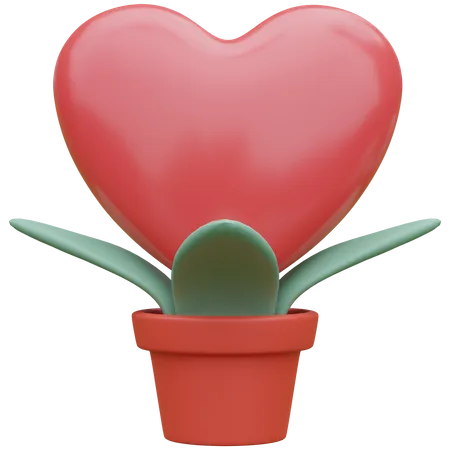 Valentine Tree  3D Icon