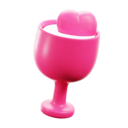 Valentine Wine  3D Icon