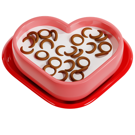Valentines Breakfast Delight  3D Icon