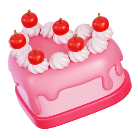 Valentine's Cake  3D Icon