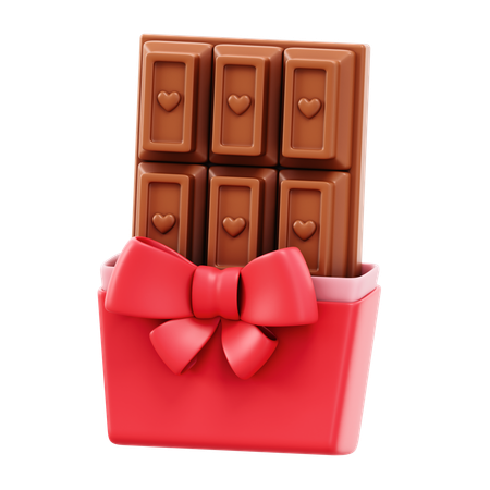 バレンタインチョコレート  3D Icon