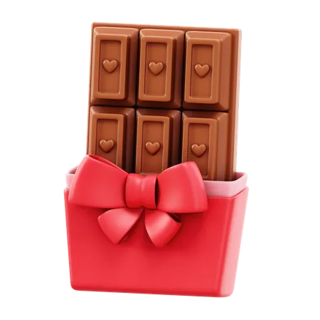 バレンタインチョコレート  3D Icon