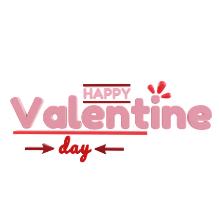 Valentines Day Greeting  3D Icon