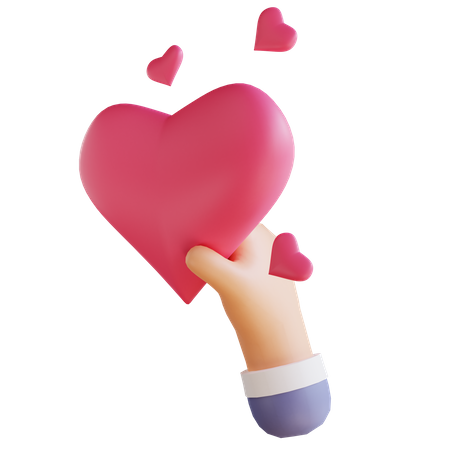 Valentines day heart  3D Icon