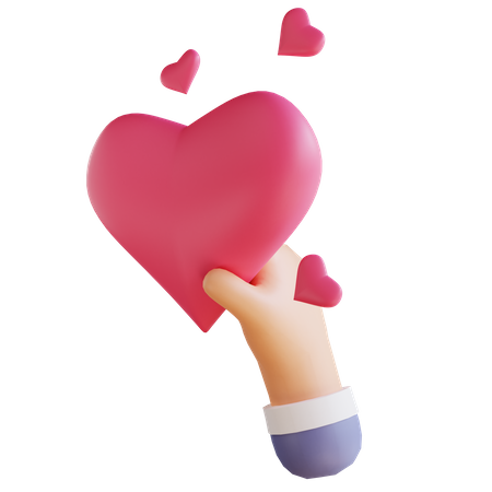 Valentines day heart 3D Illustration