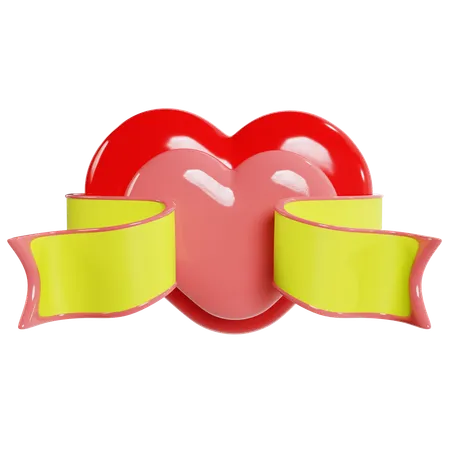 Valentines Day Hearts  3D Icon