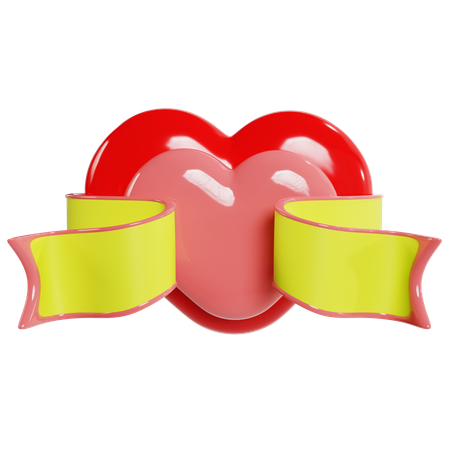 Valentines Day Hearts  3D Icon
