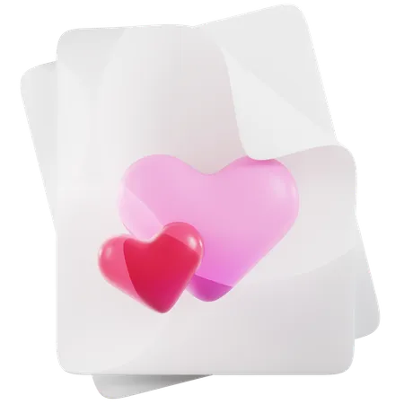 Valentine’s Day Invitation  3D Icon