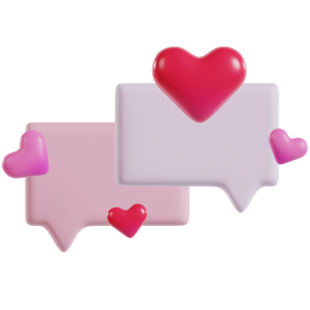 Valentine’s Day Messages  3D Icon