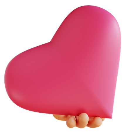 Valentines heart  3D Icon