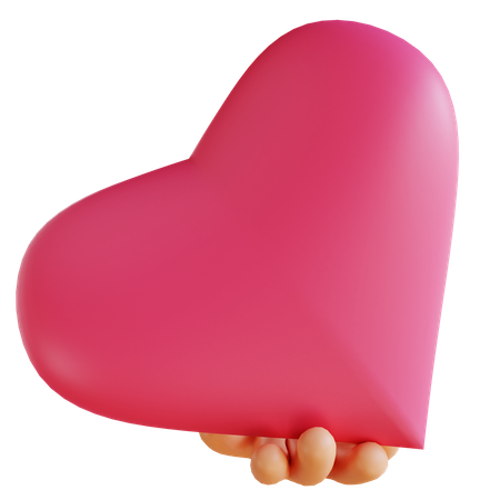 Valentines heart 3D Illustration