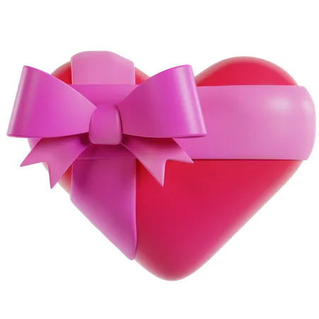 Valentine’s Heart Gift  3D Icon
