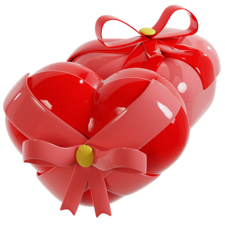 Valentines Heart Gift  3D Icon