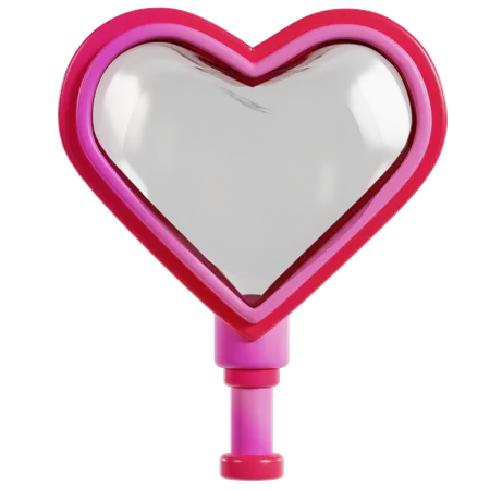 Valentine’s Heart Mirror  3D Icon