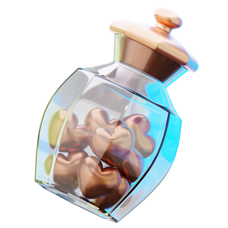 Valentines Jar  3D Icon