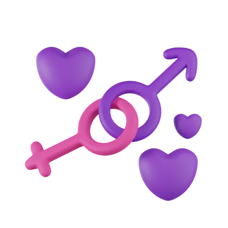 Valentines Love  3D Icon