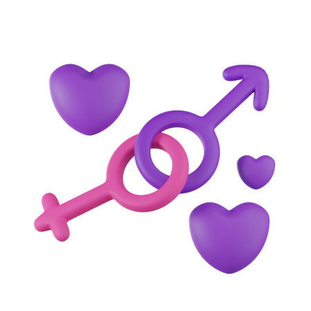 Valentines Love  3D Icon
