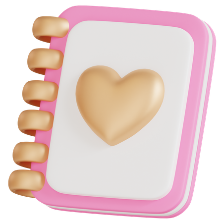 Valentine’s Love Note  3D Icon