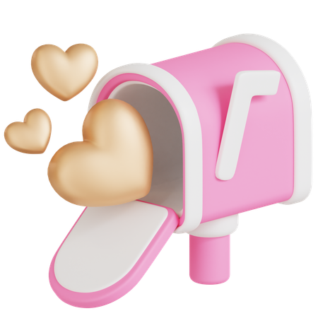 Valentine’s Mailbox  3D Icon