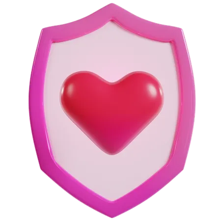 Valentine’s Protective Love  3D Icon