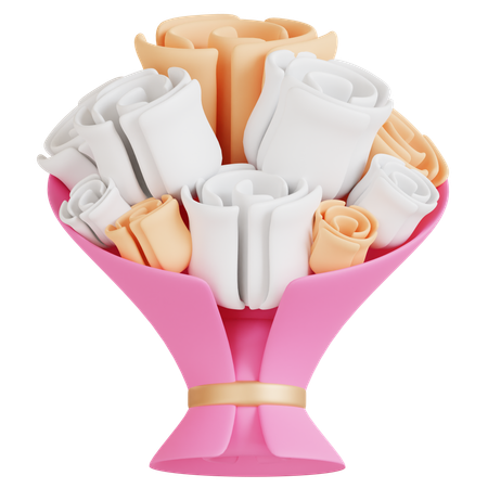 Valentine’s Rose Bouquet  3D Icon
