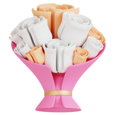 Valentine’s Rose Bouquet  3D Icon