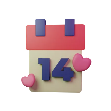 Valentinstag  3D Illustration