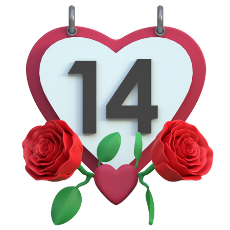 Valentinstag  3D Icon