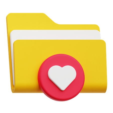 Valentinstag-Datei  3D Icon