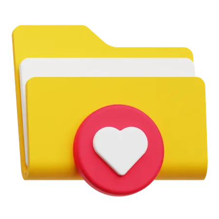 Valentinstag-Datei  3D Icon