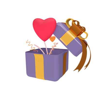 Valentinstag Geschenk  3D Icon