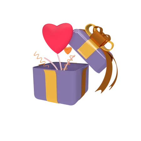 Valentinstag Geschenk  3D Icon