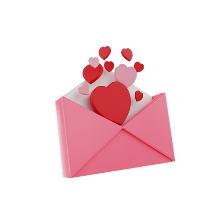 Valentinspost  3D Icon