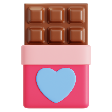 Valentinstag Schokolade  3D Icon