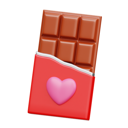 Valentinstag Schokolade  3D Icon