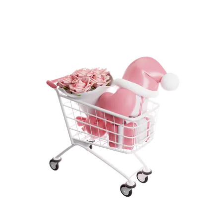 Valentinstags-Shopping  3D Icon