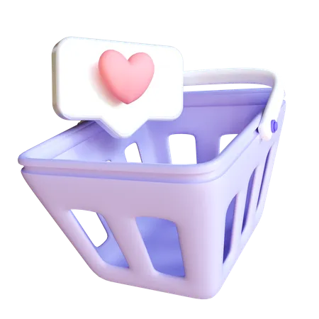 Valentinstags-Shopping  3D Icon