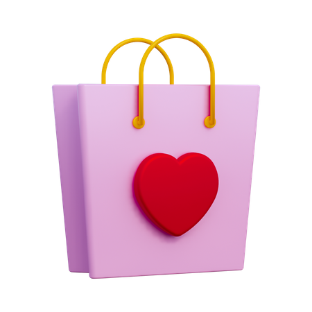 Valentinstags-Shopping  3D Icon