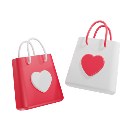 Valentinstags-Shopping  3D Icon