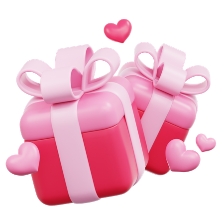 Valentinstagsgeschenk  3D Icon